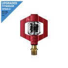 Crankbrothers Pedal Candy 2 Red with TI Spindle Kit