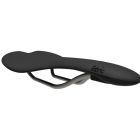 Fabric Saddle Scoop Flat Race Black/Black