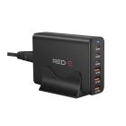 Red-E 6 Port Desktop Charger 120
