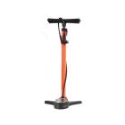 Speedmaster Alloy Floor Pump Smartie W/Guage&Smrt Head - Orange