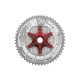 Sunrace Cassette Sprocket Mx80 11S 11-50T Metallic Silver