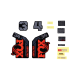 Fxpt Decal Kit 34 Sc F-S Org/Blk Logo S-Blk Fork 2021