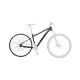 GT 2023 Avalanche Sport XL Frame Set - Gunmetal + RR Wheel
